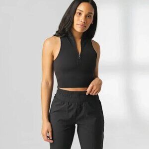 Balance Athletica Black Crop Top